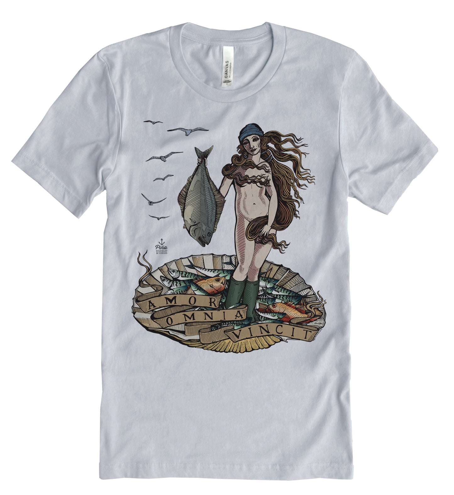 Birth of Venus in Full Colour Unisex Cotton Jersey Tee