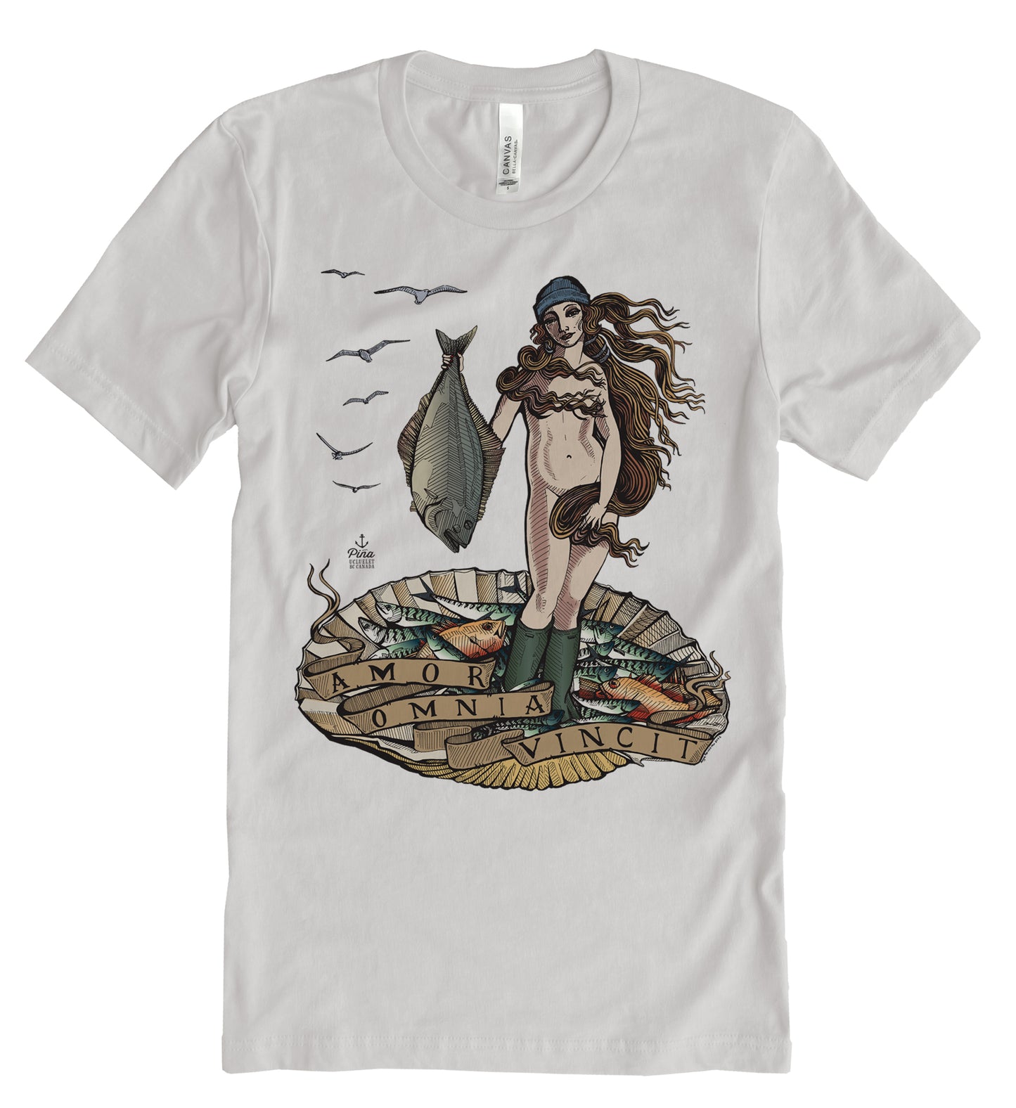 Birth of Venus in Full Colour Unisex Cotton Jersey Tee