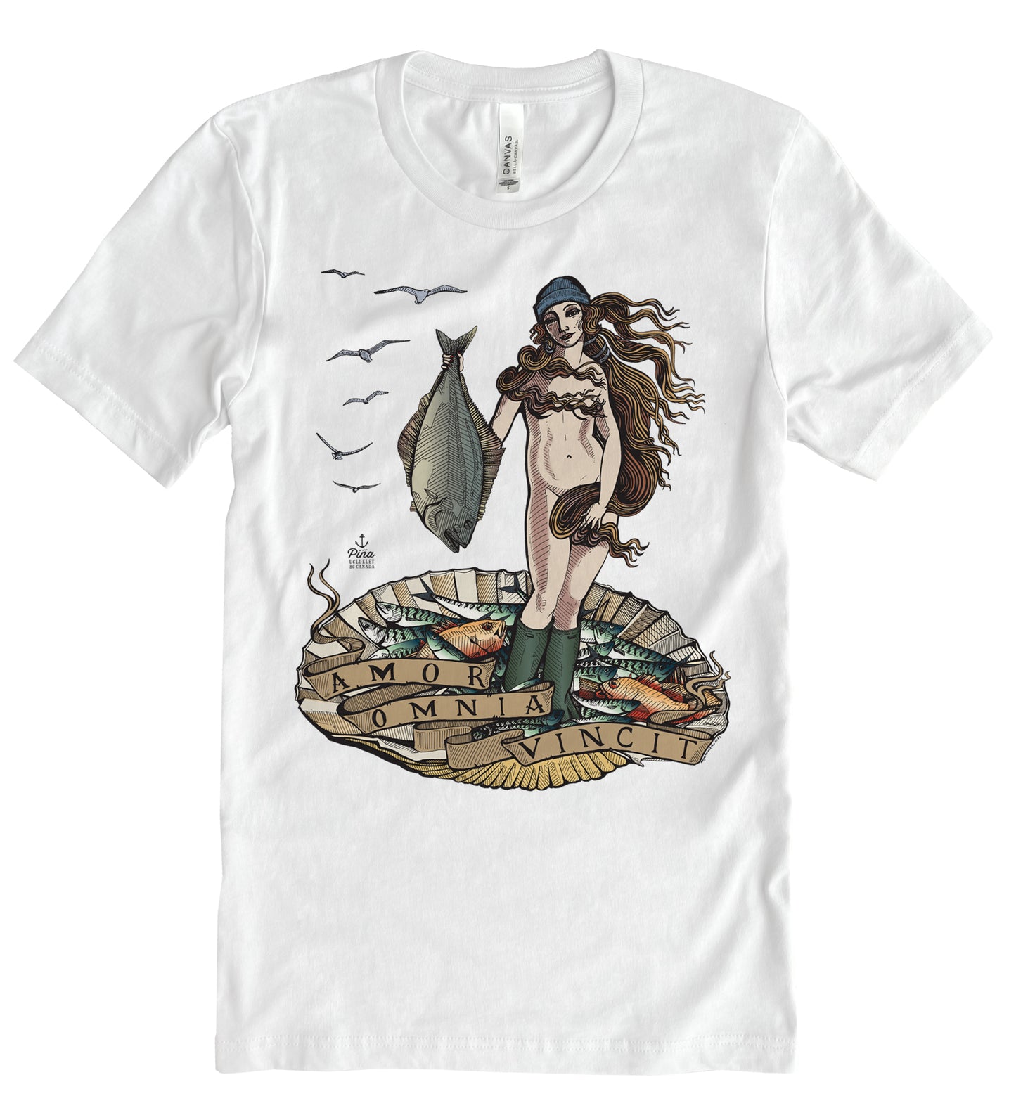 Birth of Venus in Full Colour Unisex Cotton Jersey Tee