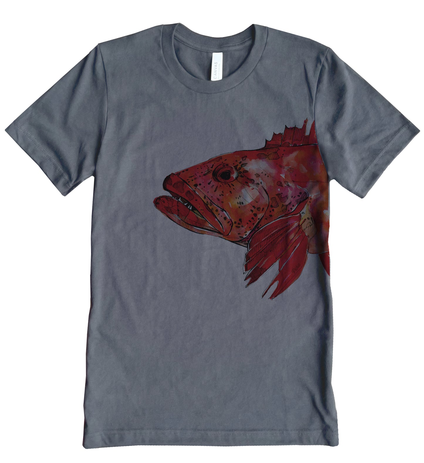 Lingcod Unisex Cotton Jersey Tee