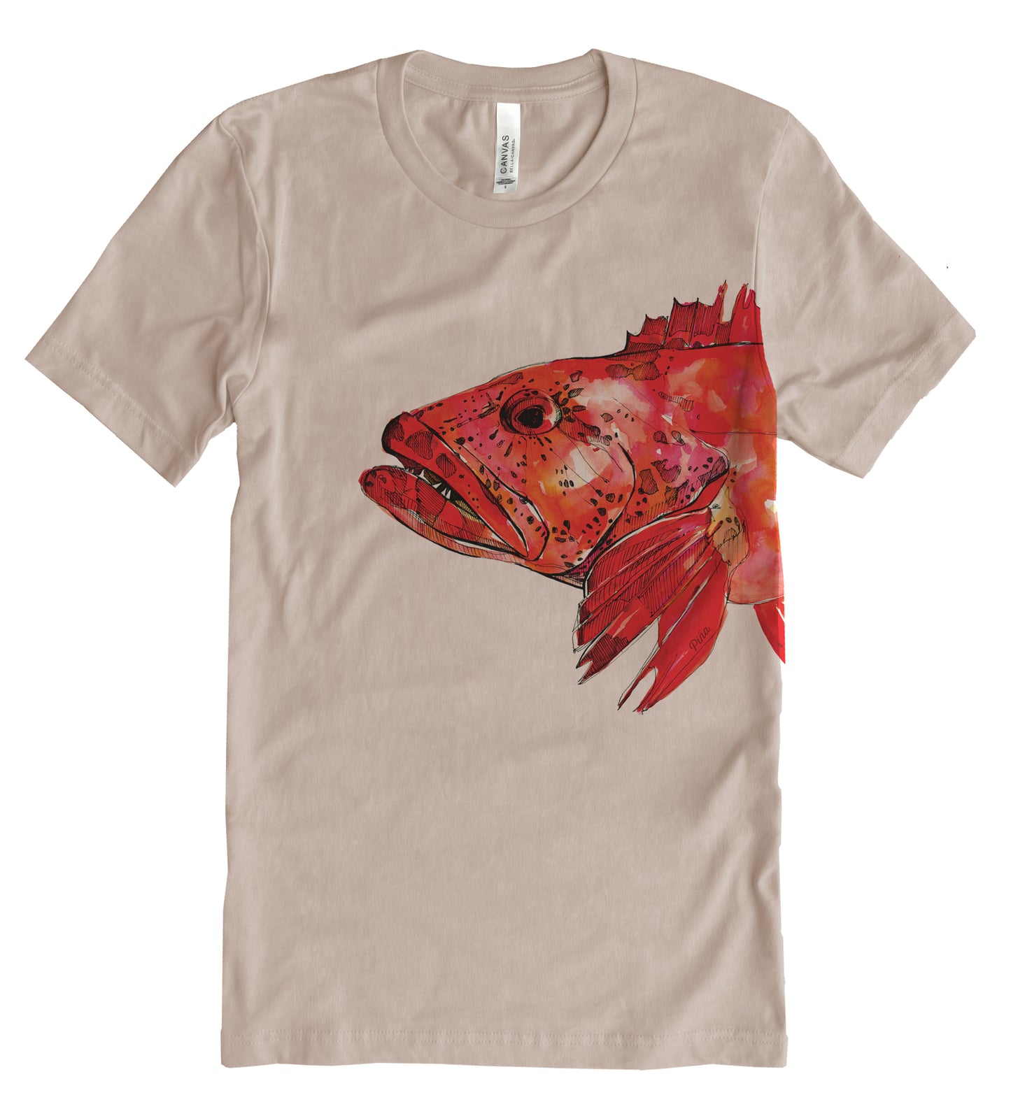 Lingcod Unisex Cotton Jersey Tee