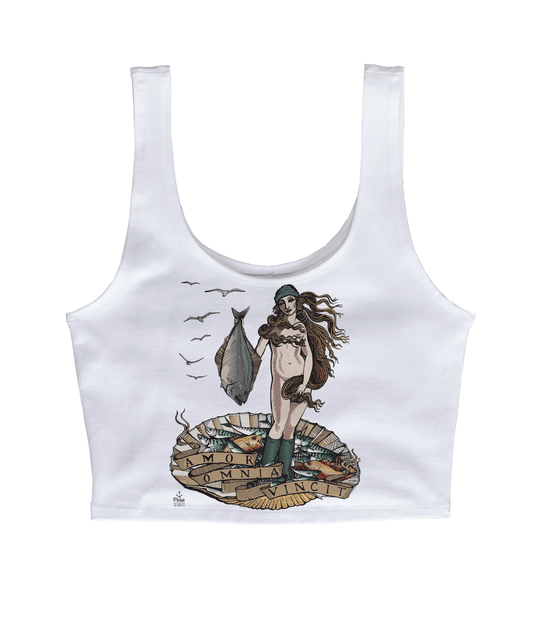 Birth of Venus in Colour Crop Tank