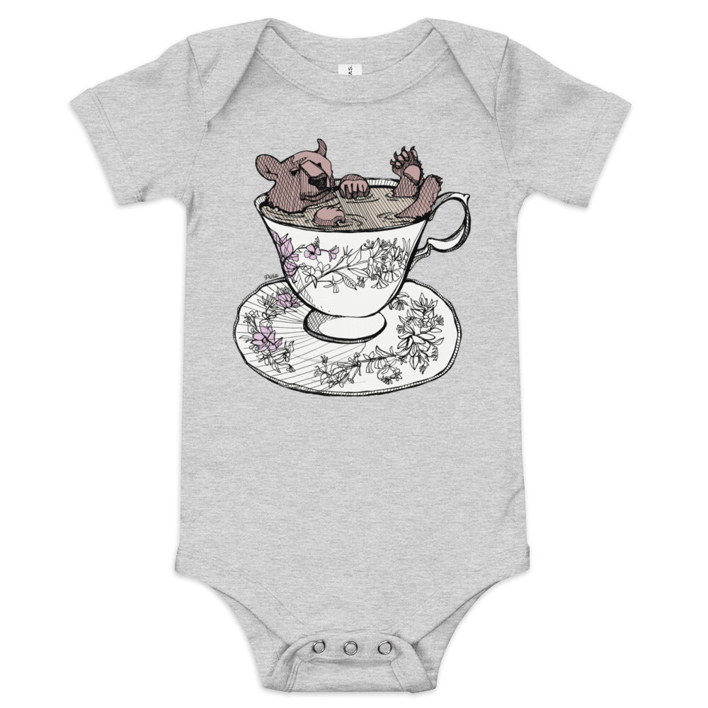 Bear in Teacup Baby One Piece