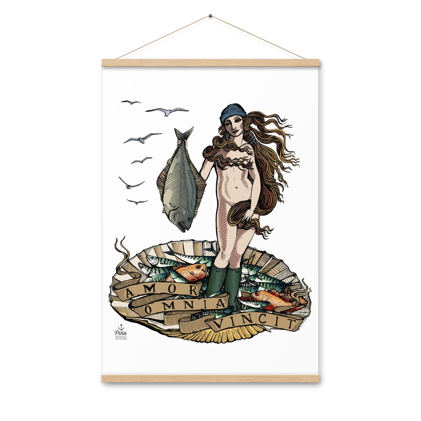The Birth of Venus Poster With Hangers