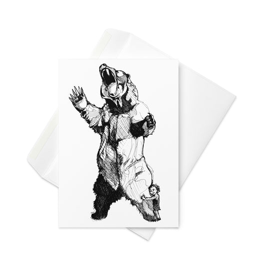 Bearhugger Greeting Card