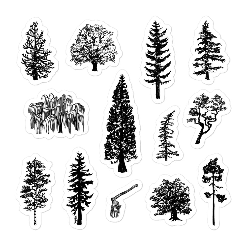 Tree Species Stickers