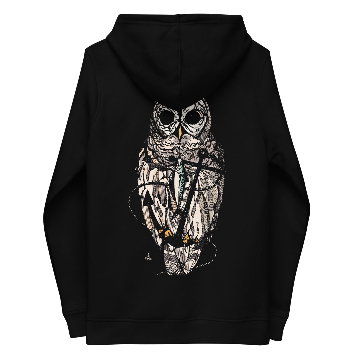 Owl & Anchor Ladies Eco Fitted Hoodie