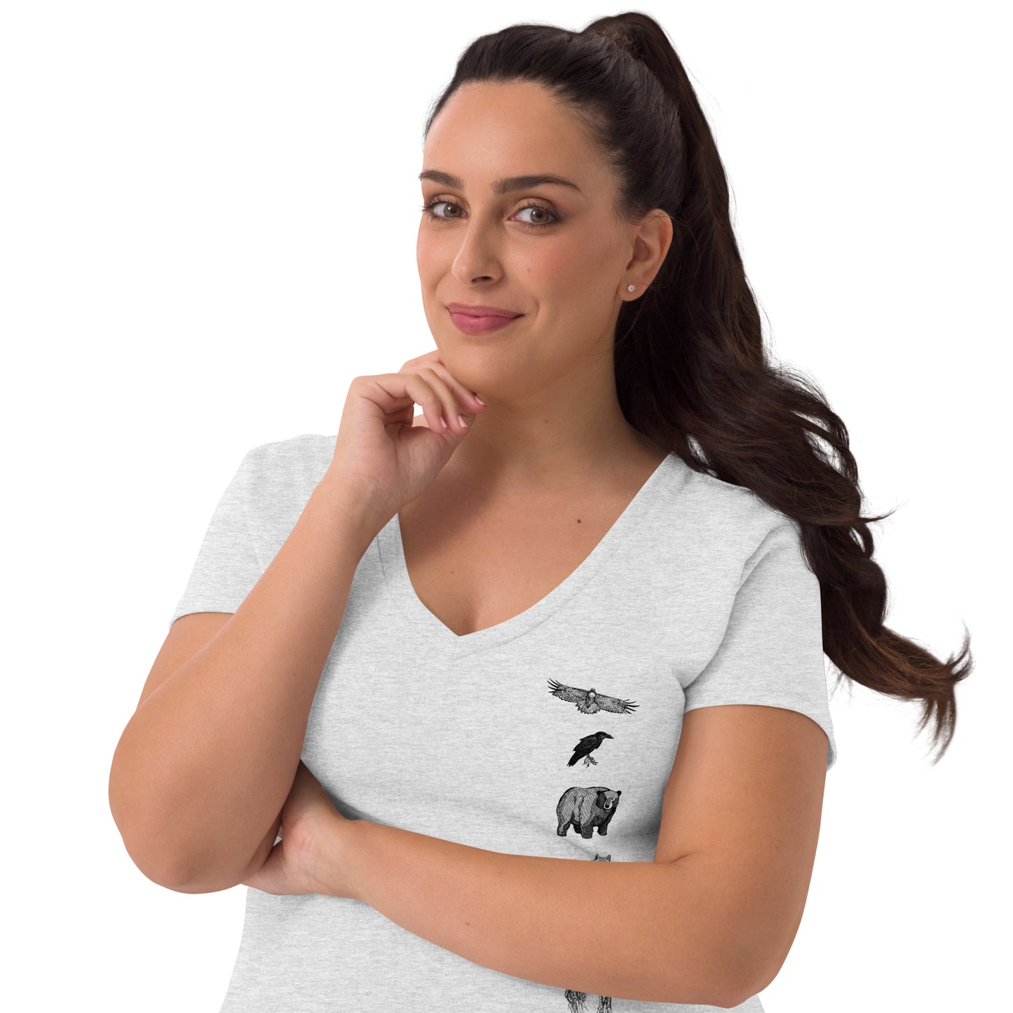 Species of Ucluelet Ladies Eco V-Neck Tee