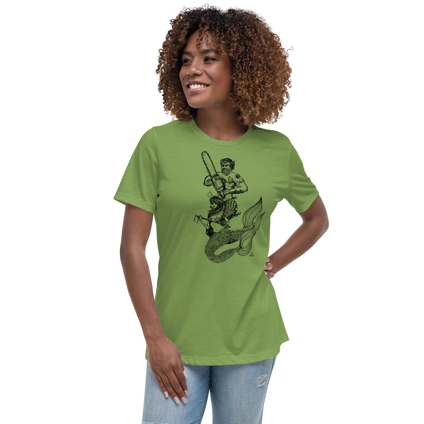 Chainsaw Mercouple Ladies Relaxed Tee