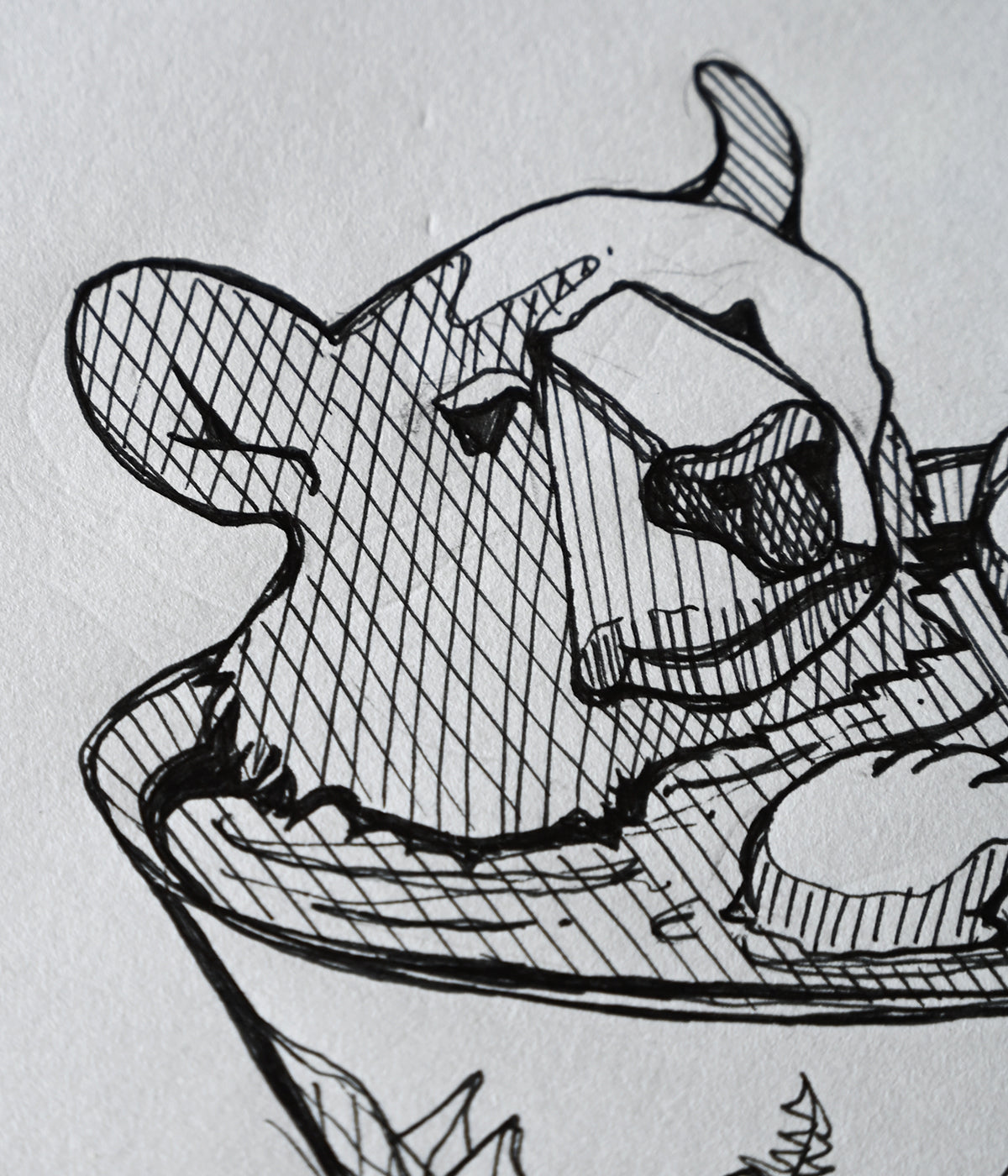 Bear In Teacup Design