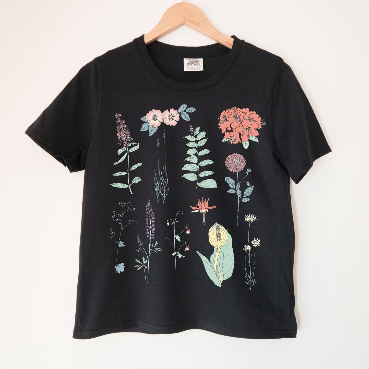 Botanicals in Colour Kennedy Lake Ladies Organic Cotton Tee