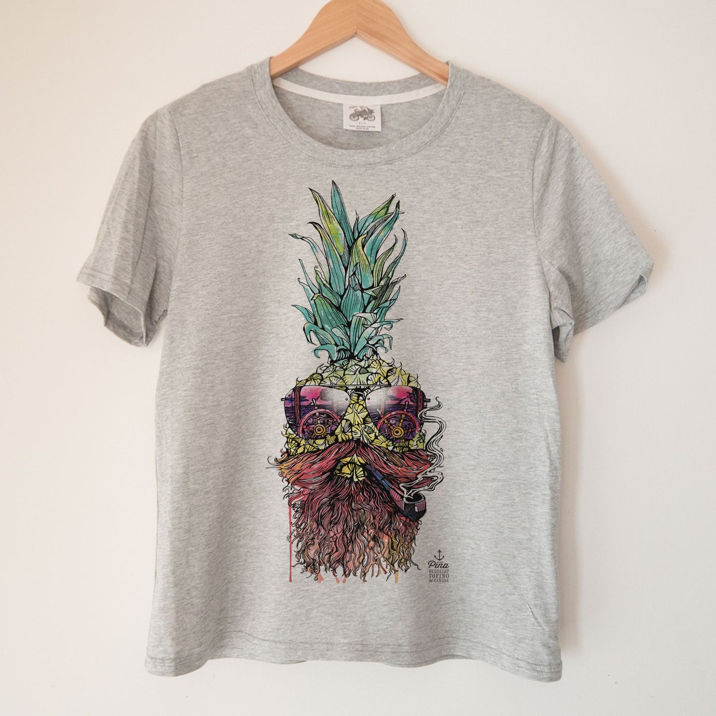 Captain Piña in Colour Kennedy Lake Ladies Organic Cotton Tee