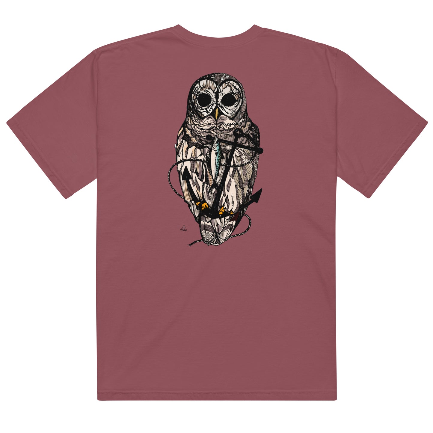 Owl & Anchor Unisex Garment-Dyed Tee