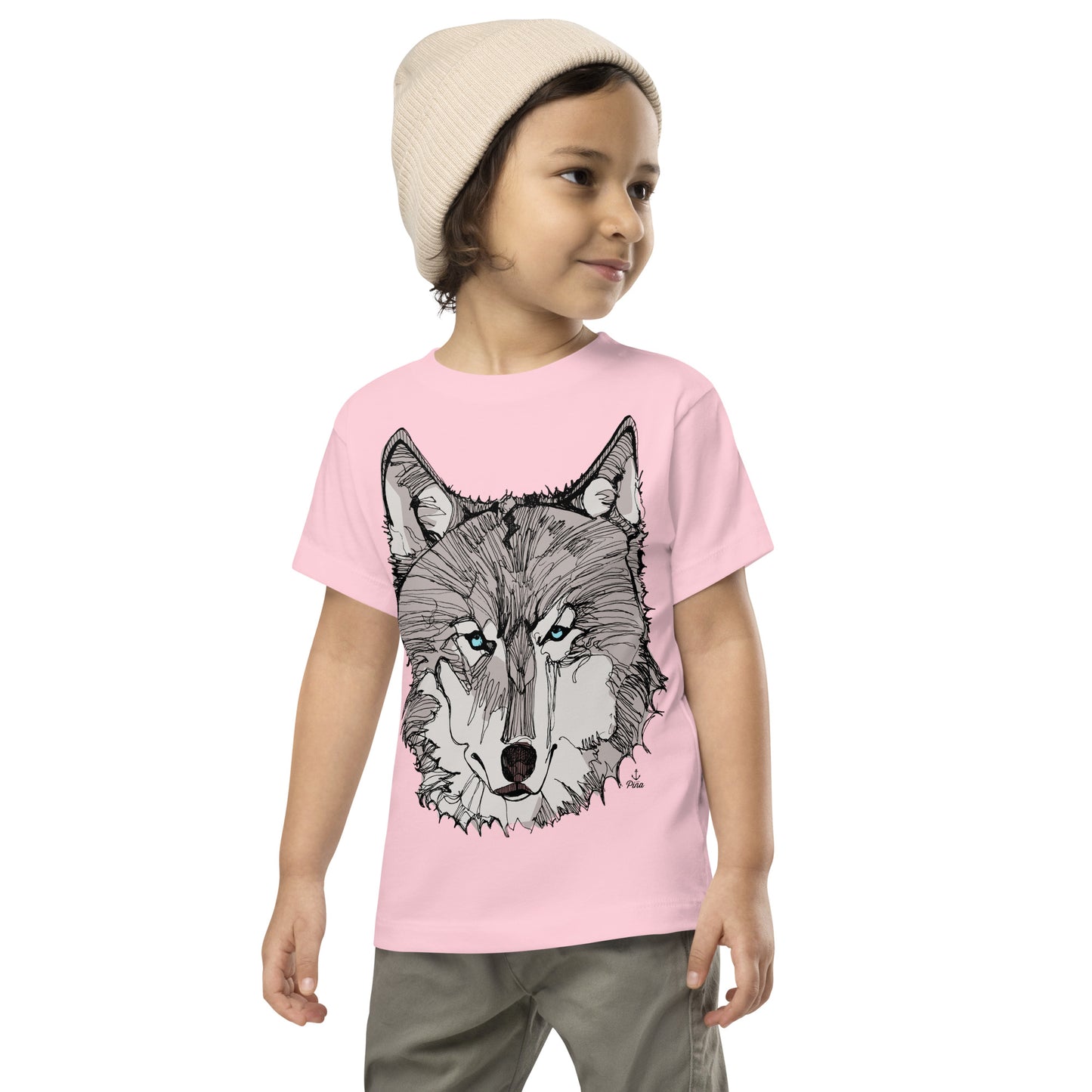 Wolf Face Toddler Tee
