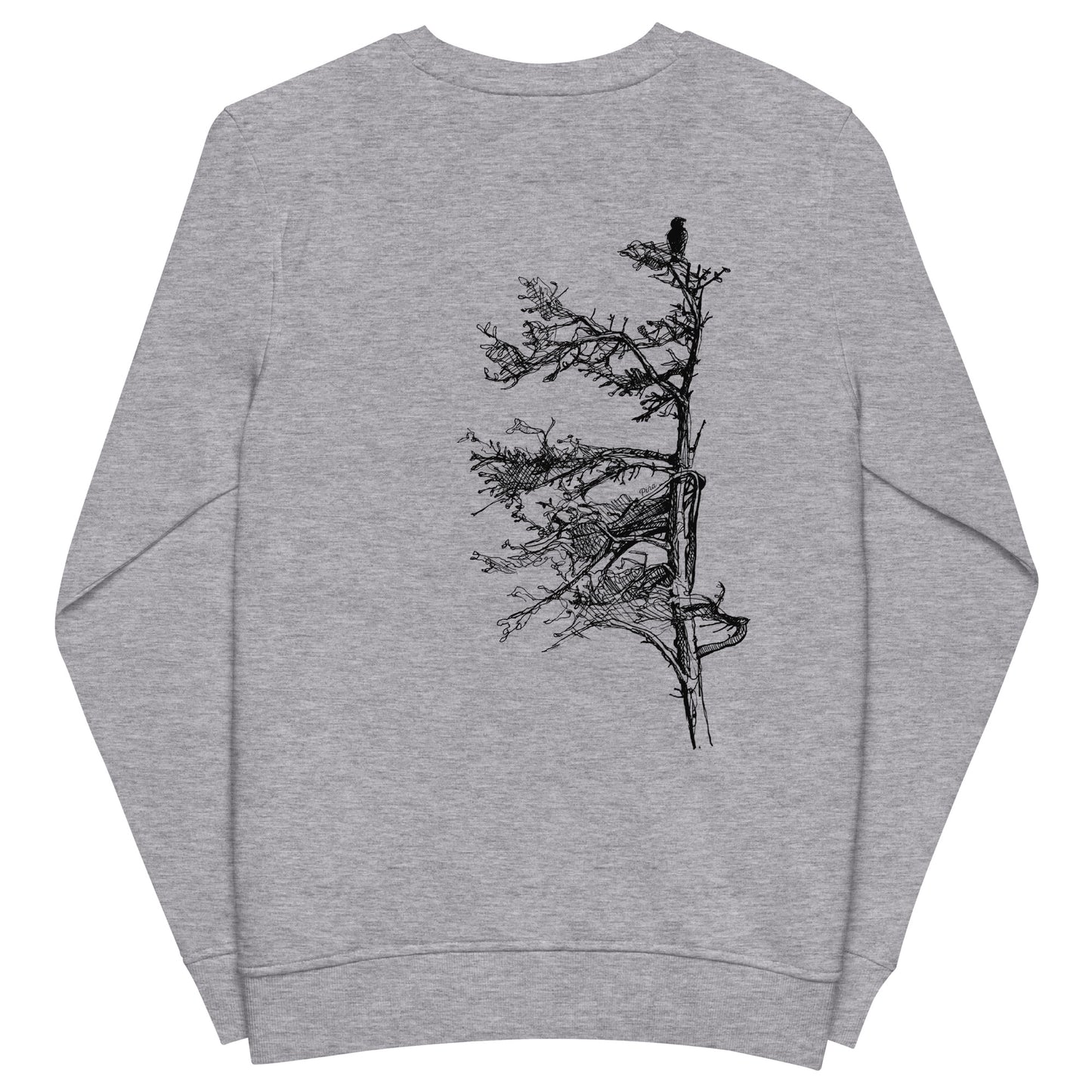 Hipster Eagle Unisex Eco Sweatshirt