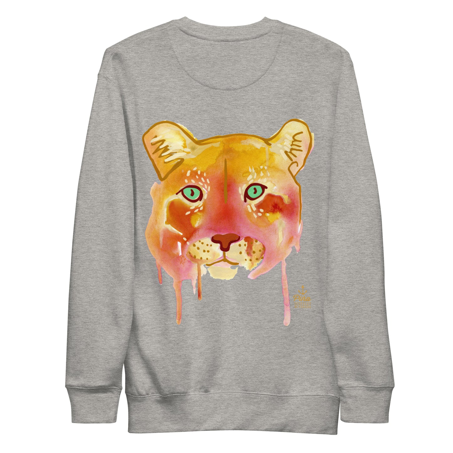 Watercolour Cougar Unisex Sweatshirt