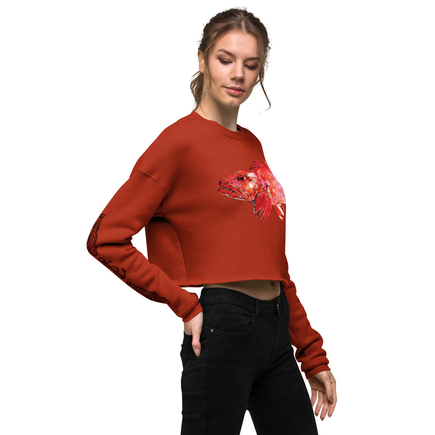 Lingcod Crop Sweatshirt