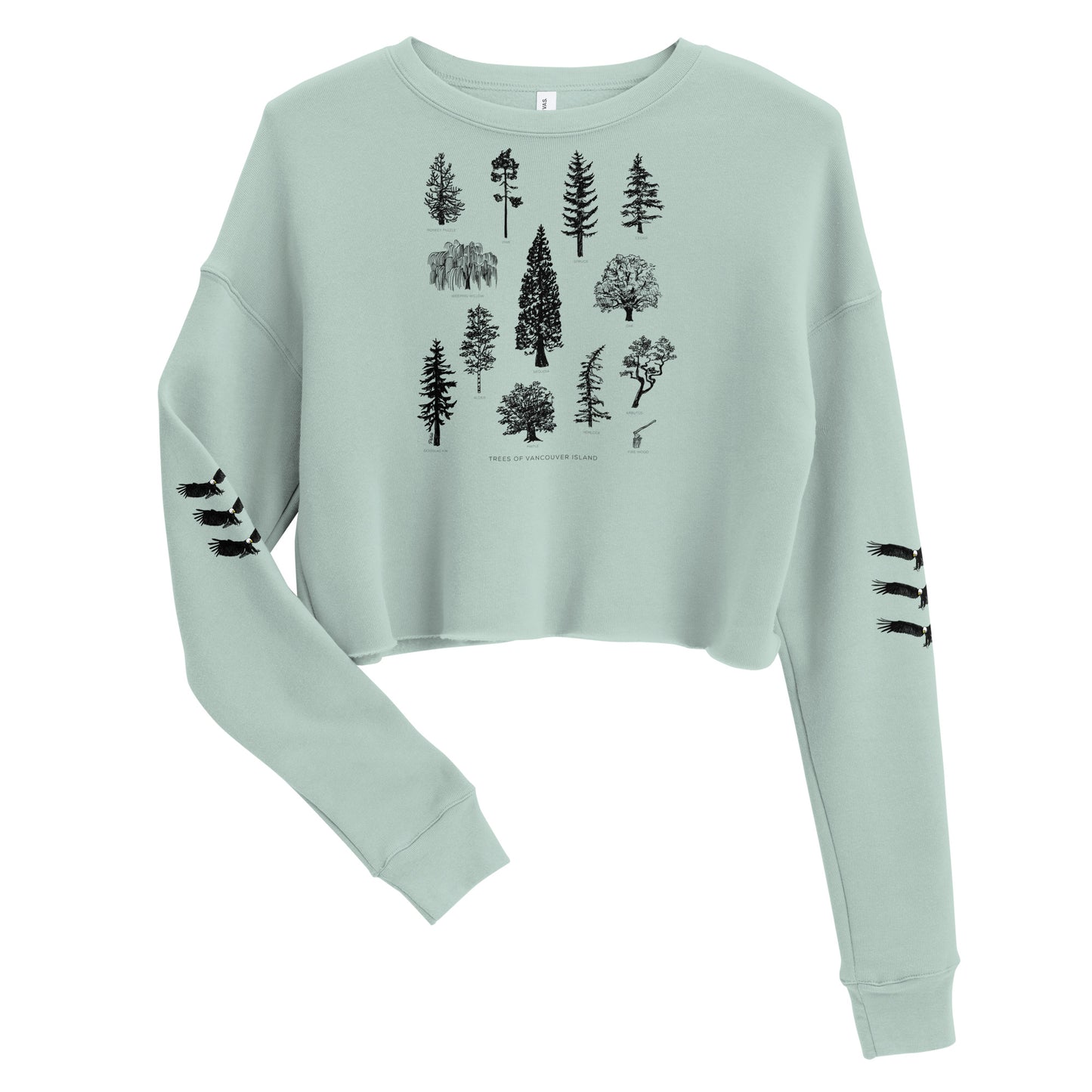 Tree Species Crop Sweatshirt