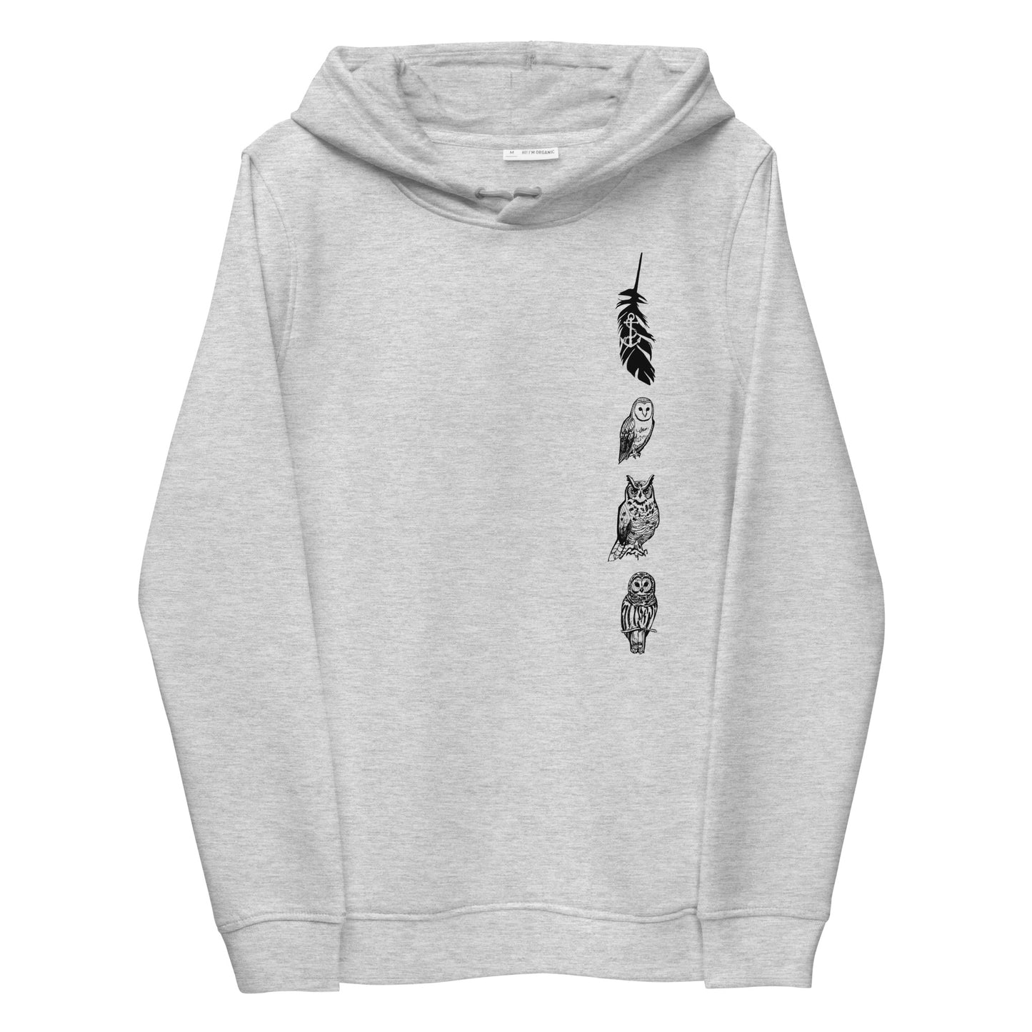 Owl & Anchor Ladies Eco Fitted Hoodie