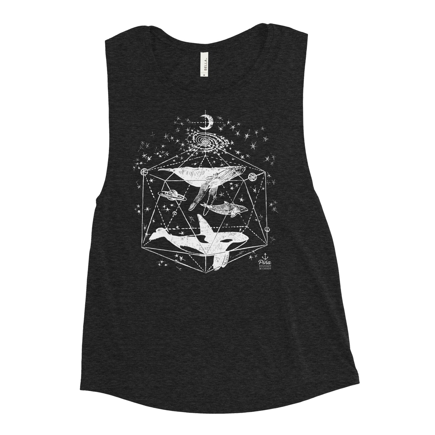 Galactic Whales Ladies Muscle Tank