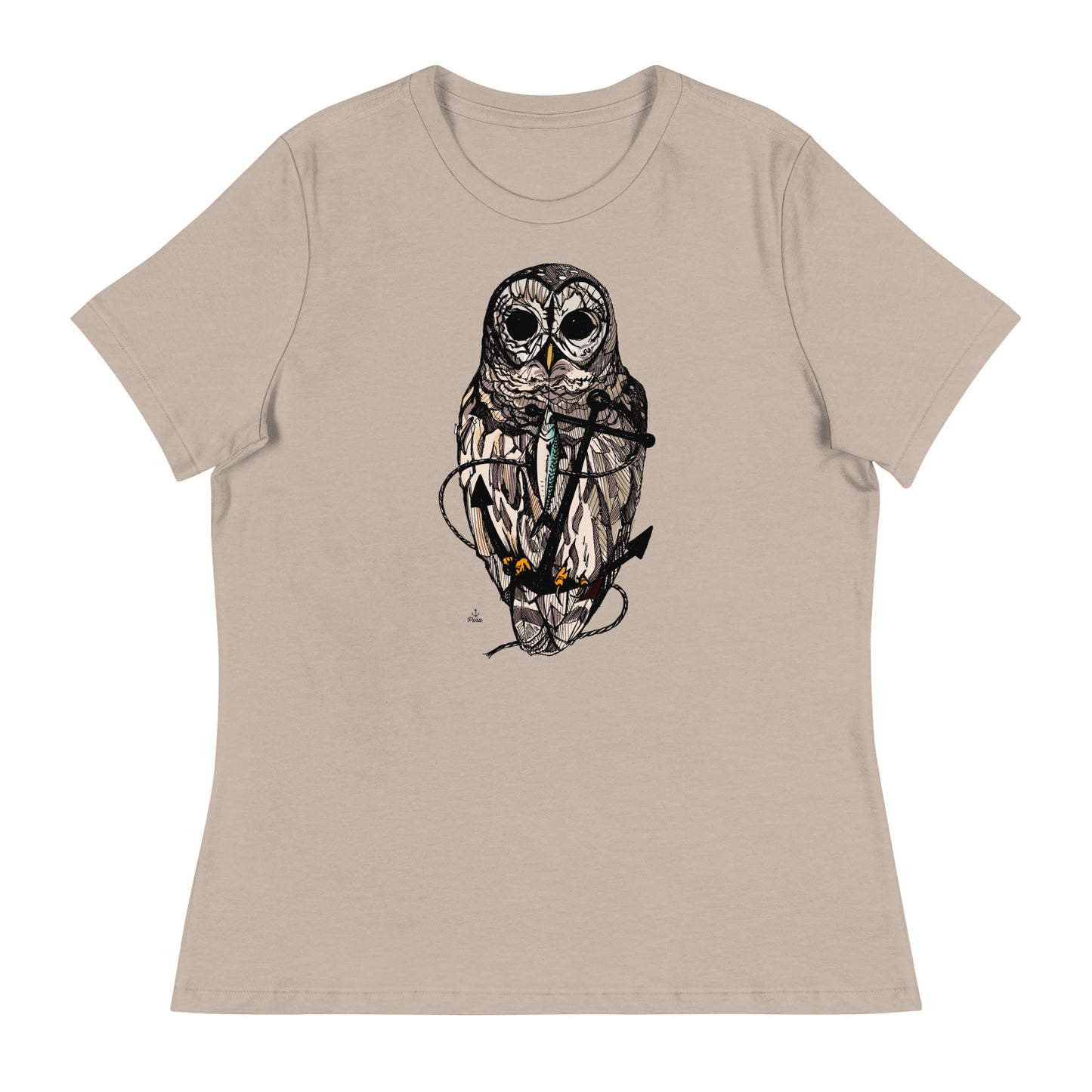 Owl & Anchor Ladies Relaxed Tee