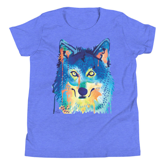 Watercolour Wolf Face Tee